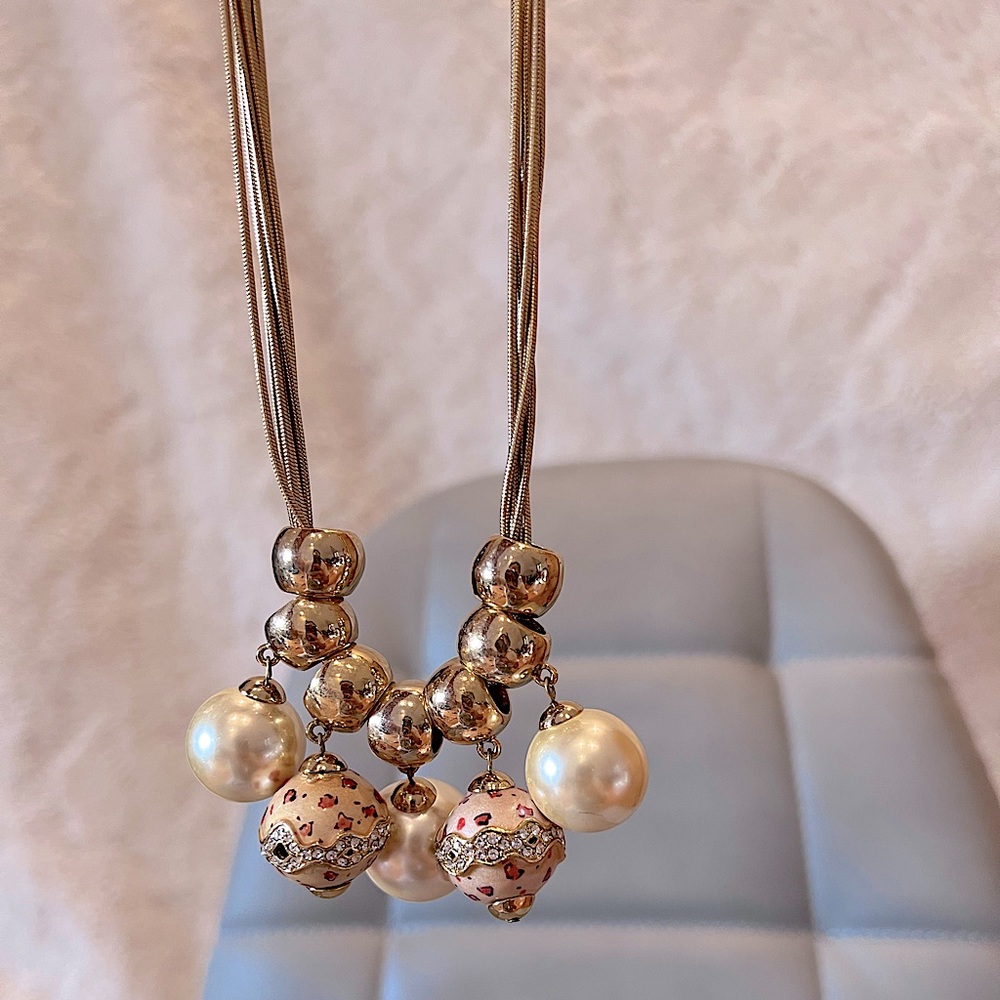 Viennois Gold Costume Necklace